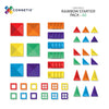 Connetix Tiles | 60 Piece Rainbow Starter Pack