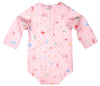 Toshi | Swim Onesie Long Sleeve - Classic Coral