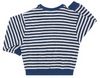 Bonds | Kids Terry Towelling Pullover - Bastille Blue/White