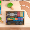 Connetix Tiles | 50 Piece Rainbow Transport Pack