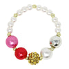 Pink Poppy | Christmas Necklace and Bracelet Set With Sparkly Star Charm