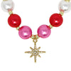Pink Poppy | Christmas Necklace and Bracelet Set With Sparkly Star Charm