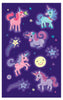Peaceable Kingdom - Glow In The Dark Stickers Glowing Unicorns