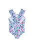 Milky Clothing | Lilac Floral Swimsuit (2-7 years)