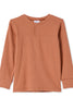 Milky Clothing | Rib Henley Brick (2-7 years)