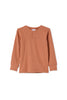 Milky Clothing | Rib Henley Brick (2-7 years)