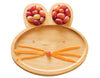 Haakka - Natural Wood Plate - Bunny