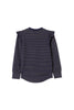 Milky Clothing | Navy Stripe Henley(8-12 years)