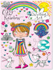 Rachel Allen - Writing Set Wallet - Over The Rainbow