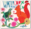 eeBoo - 24 Watercolored Pencils In Tin - Squirrel & Bird