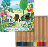 eeBoo - 24 Watercolored Pencils In Tin - Walk To The Seaside
