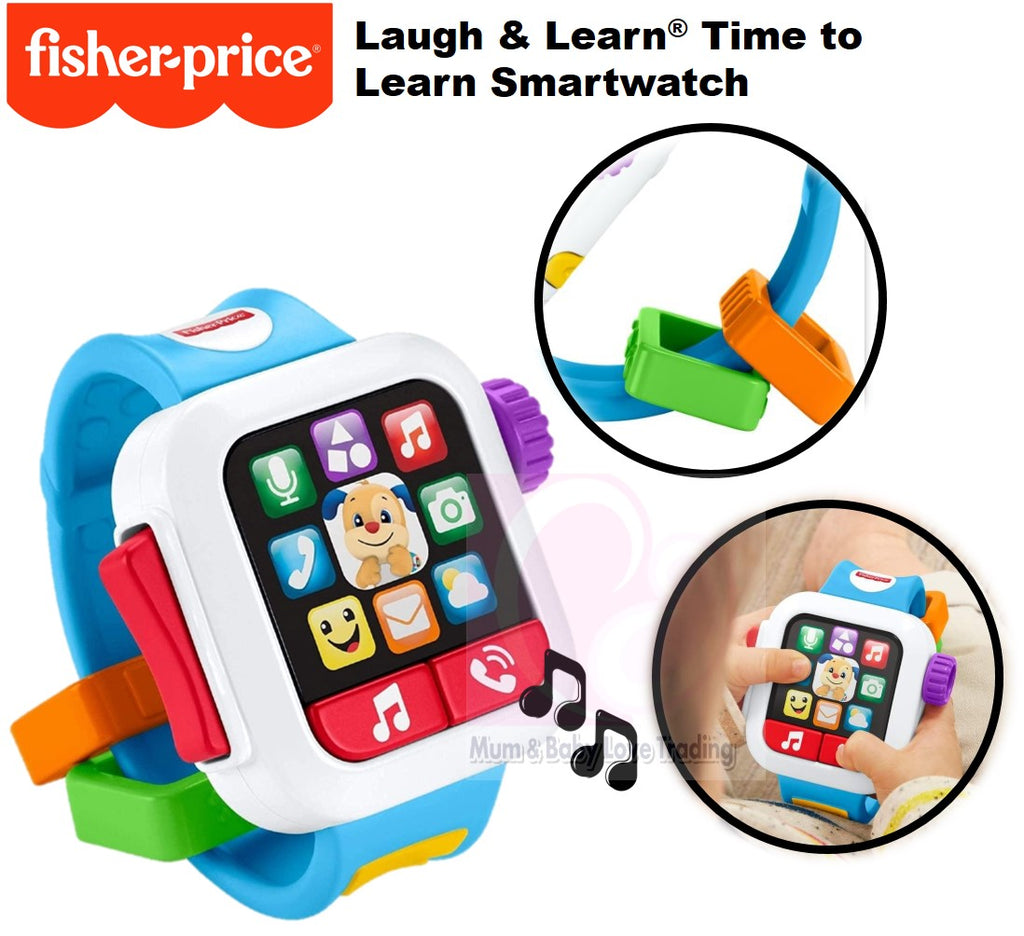 Fisher Price Learn Laugh Time To Learn Smart Watch Grasshopper