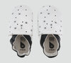 Bobux Soft Sole - White Snow Flakes