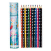 Floss & Rock - Tube Of 12 Coloured Pencils - Mermaids