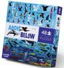 Crocodile Creek | Above + Below Floor Puzzle Sea & Sky 48 pc
