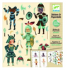 Djeco | Stickers & Paperdolls Reusable Chevaliers