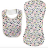 Hi Hop - Bib and Burp Cloth Set - Multi Floral