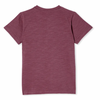 Milky Clothing | Henley Tee Plum Slub