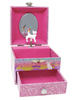 Pink Poppy Caticorn Dreams Small Musical Jewellery Box