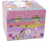 Pink Poppy Caticorn Dreams Small Musical Jewellery Box