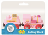 Bigjigs Rail - Pink 123 Engine