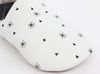 Bobux Soft Sole - White Snow Flakes