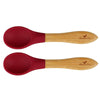 Avanchy | Silicone Tip Bamboo Baby Spoons  Older Babies