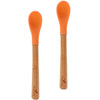 Avanchy | Silicone Tip Bamboo Spoon - Infant ( Younger Babies )