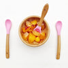 Avanchy | Silicone Tip Bamboo Spoon - Infant ( Younger Babies )