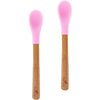 Avanchy | Silicone Tip Bamboo Spoon - Infant ( Younger Babies )