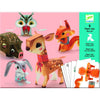 Djeco - 5 Paper Toys - Pretty Wood