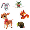 Djeco - 5 Paper Toys - Pretty Wood