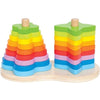 Hape | Double Rainbow Stacker