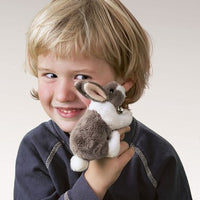 Folkmanis Puppets | Mini Bunny Rabbit Finger Puppet