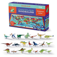Crocodile Creek - Puzzle + Play - Discover Dinosaurs - 100pc