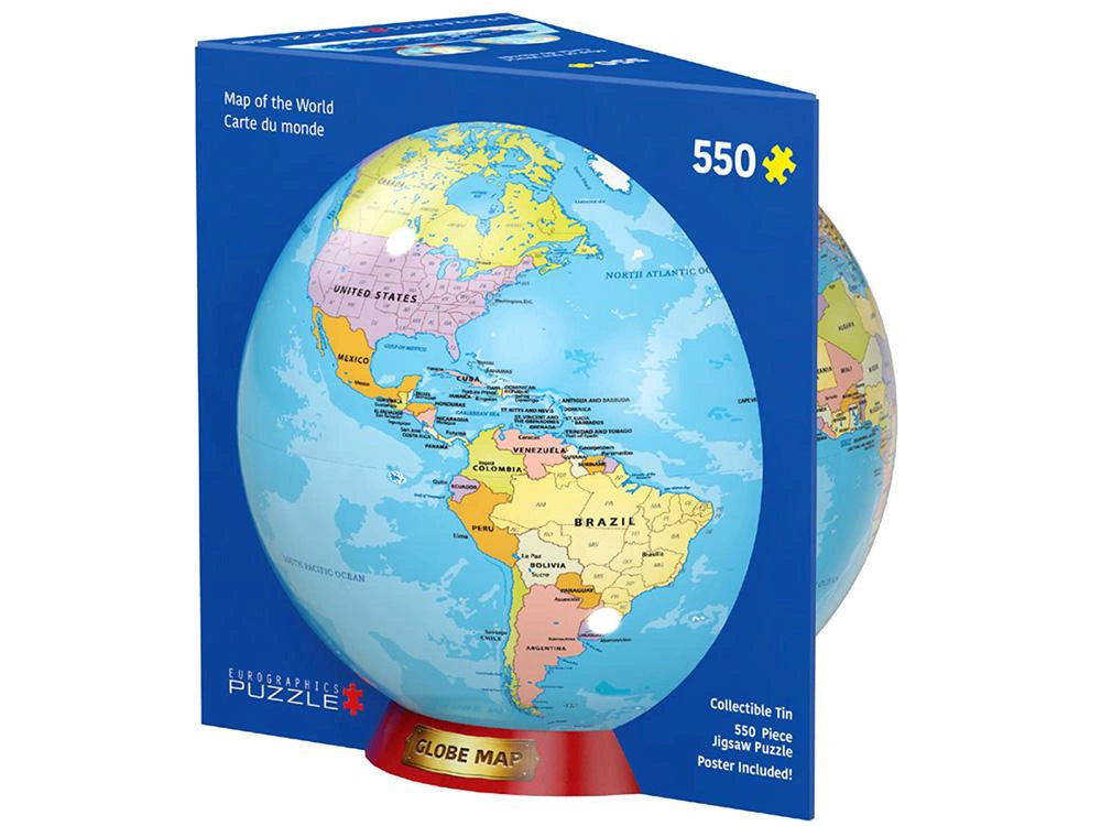 Eurographics | Map of the World Tin 550-Piece Puzzle.