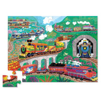 Crocodile Creek | All Aboard Foil Puzzle 36 pc
