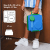 OmieLife| OmieBox Thermos Bento Lunchbox 
Monster Blue