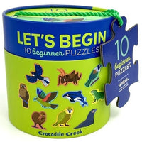 Crocodile Creek | Let's Begin 10 Two-Piece Puzzle NZ Animals