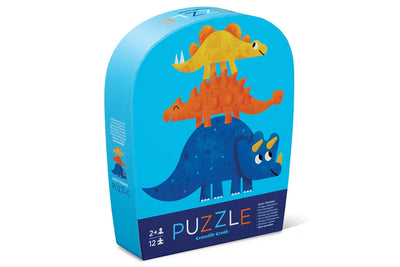 Crocodile Creek | Mini Puzzle Dino Friends 12 pc