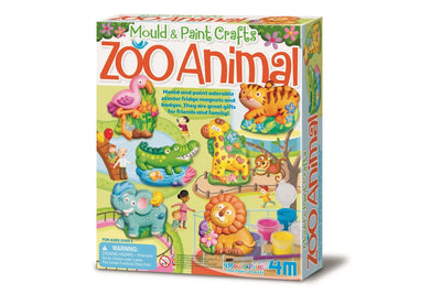 4M | Mould & Paint Zoo Animals