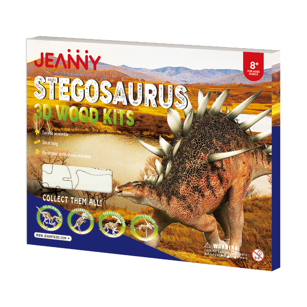 JEANNY | 3D Wooden Kits - Stegosaurus