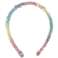 Pink Poppy | Unicorn Rainbow Sequin Headband