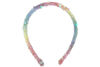 Pink Poppy | Unicorn Rainbow Sequin Headband