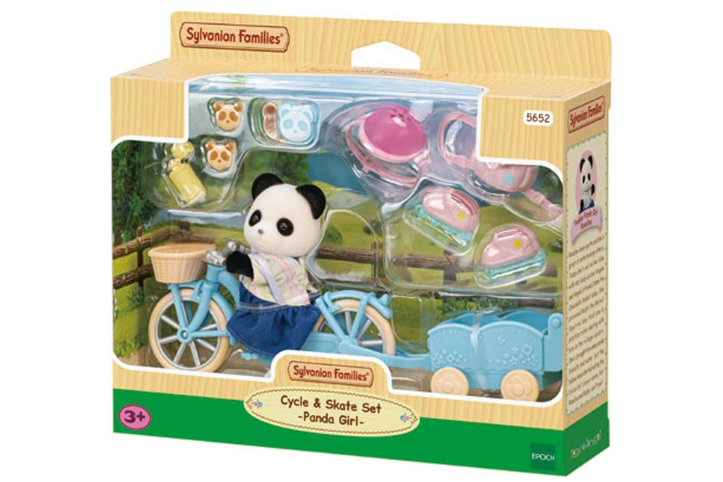 Sylvanian Families | Cycle & Skate Set w/ Panda Girl