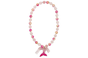 Pink Poppy | Mermaid Tail Necklace