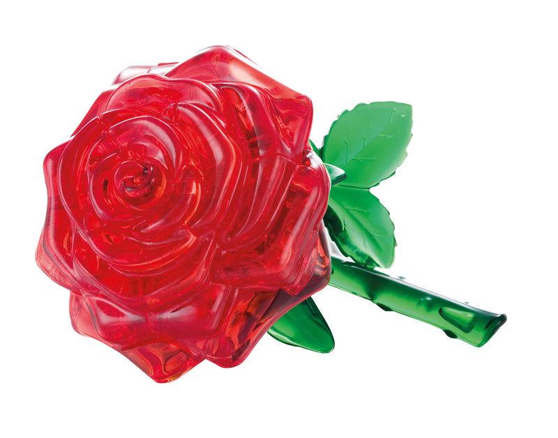 Crystal Puzzle Red Rose