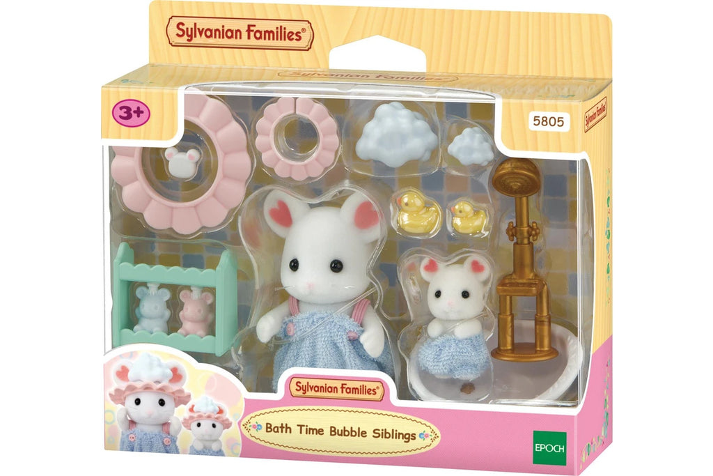 Sylvanian Families | Bath Time Bubble Siblings