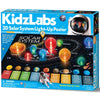 4M | KidzLabs 3D Solar System Light-Up Poster