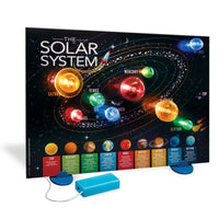 4M | KidzLabs 3D Solar System Light-Up Poster